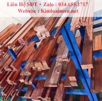Thanh đồng đỏ 25x15mm