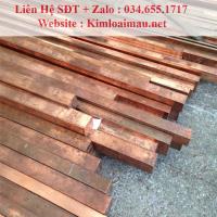 Thanh đồng đỏ 35x20mm