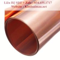 Đồng lá đỏ dày 0.2mm