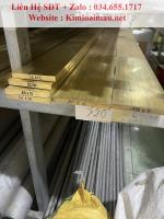 Thanh đồng vàng 100x8mm