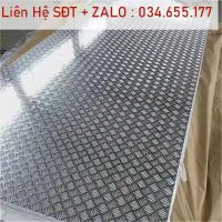 Nhôm gân nhôm chống trượt dày 2mm